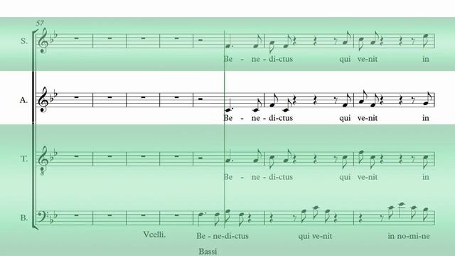 Mozart's Requiem Part 5 - Sanctus - Alto Chorus Rehearsal Aid смотреть онлайн