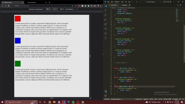 Media Query's in CSS смотреть онлайн