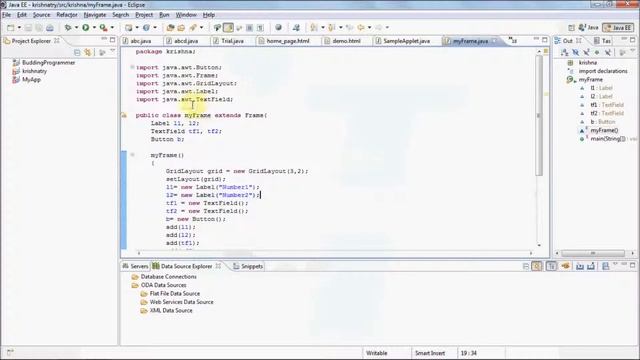 AWT(Abstract Windows Toolkit) смотреть онлайн