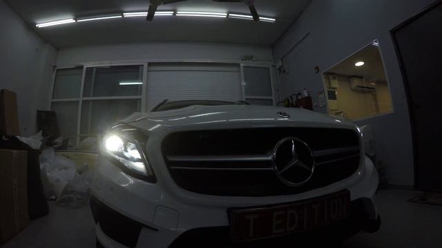 Mercedes GLA x156 Headlights retrofit to facelift !!! смотреть онлайн
