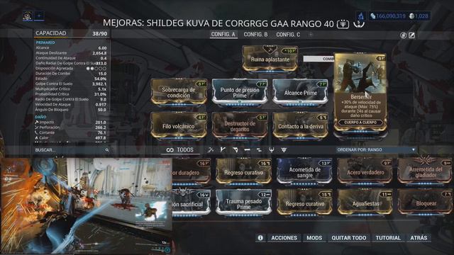 Build para la Shildeg Kuva de la Serie Grafeno Tanchan Warframe 2020 смотреть онлайн