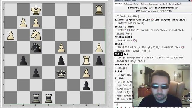 Французская защита. Разменный вариант. Василий Бурханов ? Евгений Шувалов смотреть онлайн