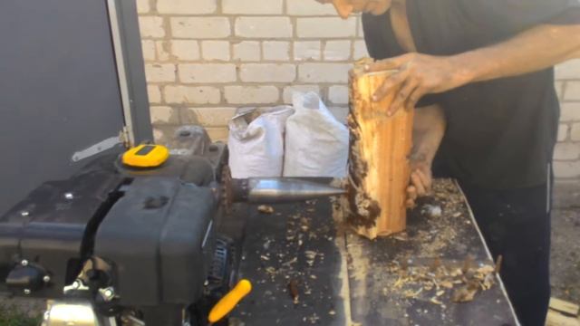 Винтовой дровокол с бензиновым двигателем смотреть онлайн