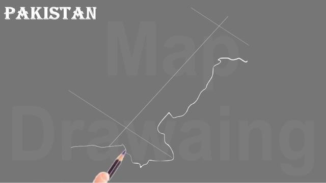 How to Draw Pakistan MAP / Easy way to Make Outline Map of Pakistan смотреть онлайн