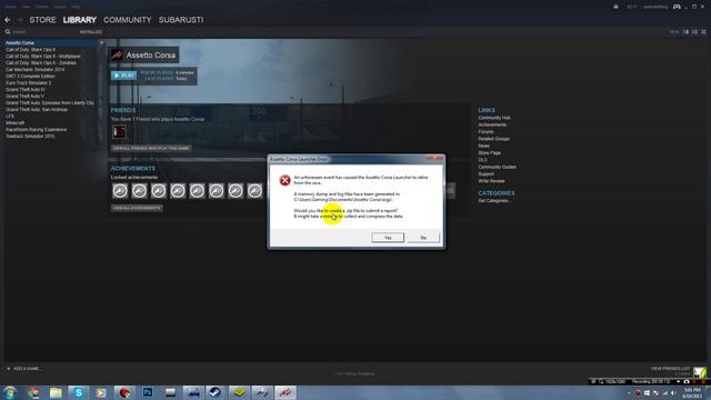 Asseetto Corsa Launcher Error Help смотреть онлайн