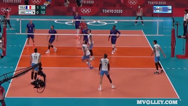 BEST ACTIONS: France vs Argentina | Earvin Ngapeth vs Facundo Conte смотреть онлайн