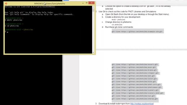 Developing with PhET: Getting Started on Windows смотреть онлайн