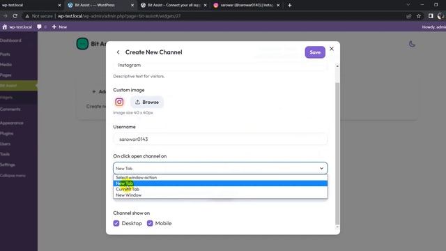 How To Add Instagram Chat And Message Button On Your WordPress Website Using Bit Assist смотреть онлайн