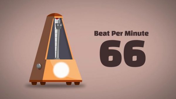 66 BPM Metronome [1Hour]