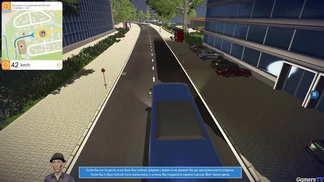 Bus Simulator 16 забавный симулятор водителя автобуса (геймплей, обзор, прохождение) смотреть онлайн