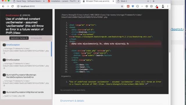 week 3 - intro to Laravel смотреть онлайн