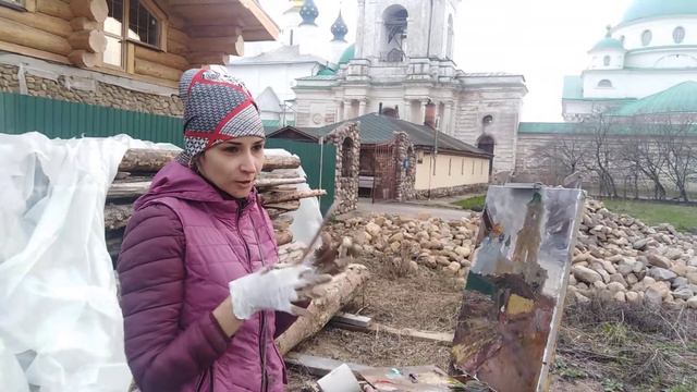 #РусскаяАтлантида в Ростове Великом. Работа на пленэре смотреть онлайн