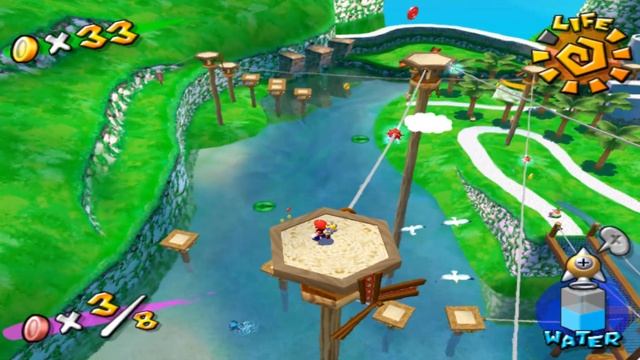 SUPER MARIO SUNSHINE (Прохождение на Русском) Часть 24 - Ищем синие монеты смотреть онлайн