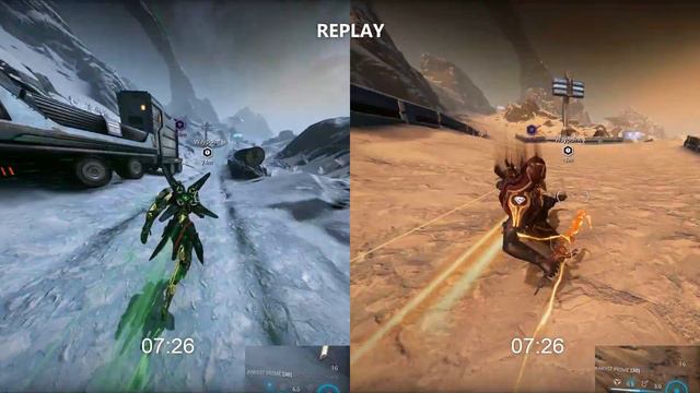 Gauss vs Volt: 500m Race - Who's The Faster Warframe? смотреть онлайн