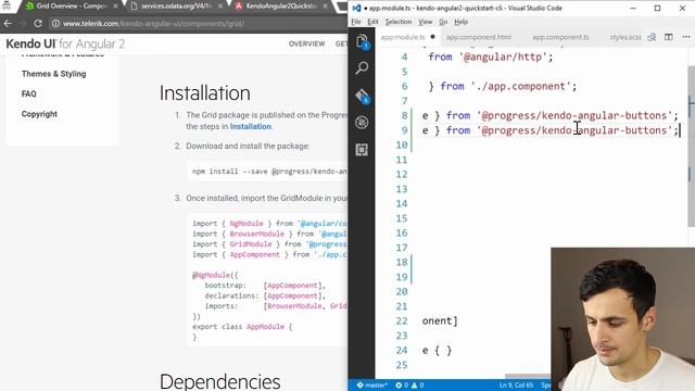 Angular 2 - Choosing / Evaluating a UI Library (Grid Component, OData, Kendo UI) смотреть онлайн