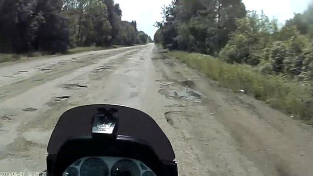 Suzuki SkyWave 400SS Украинские "дороги" смотреть онлайн