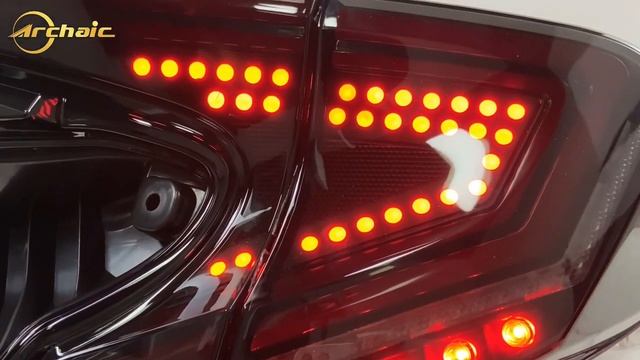 Archaic トヨタ CHR C-HR テールランプ リアライト ZYX10 NGX10 NGX50 全LED 流れる ウインカー オープニングモーション搭載 смотреть онлайн