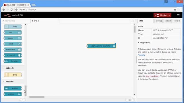 Raspberry Pi with Node-RED Tutorial #4 - interacting with Arduino UNO смотреть онлайн