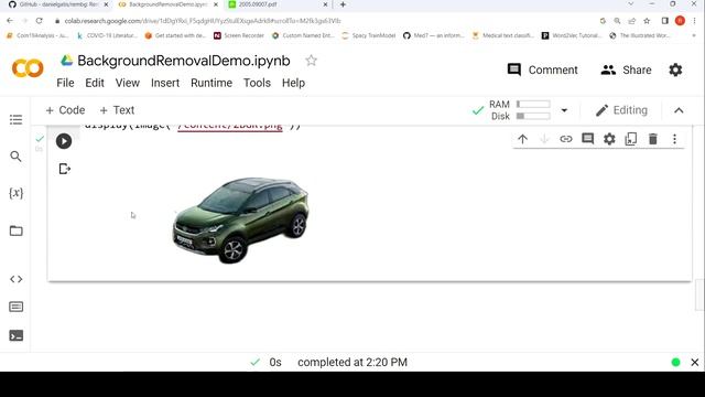 Rembg Python Background Removal Tool for Images Google Collab Demo Code Tutorial смотреть онлайн