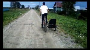 Самодельный велосипед с люлькой! Плюс ТЕСТ ДРАЙВ!