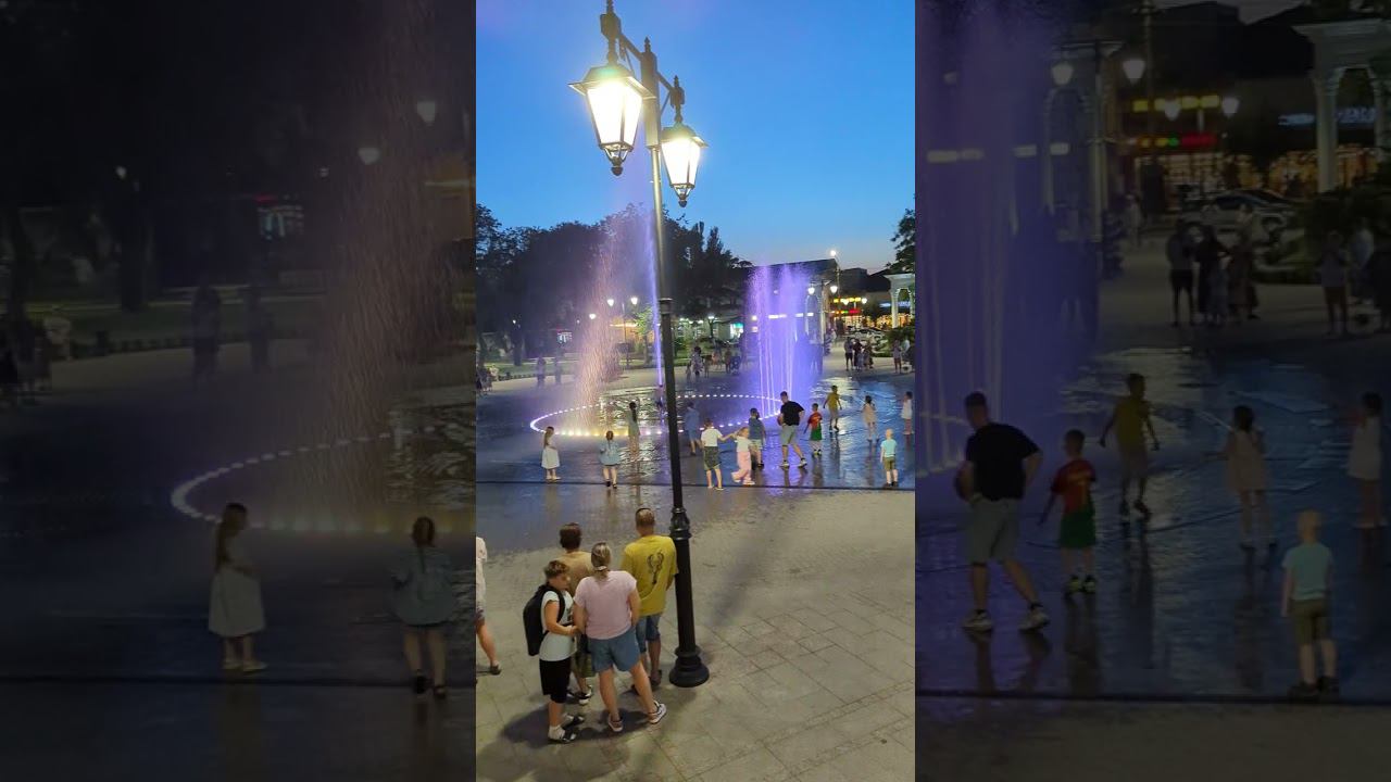 Набережная Терешковой приглашает на вечерний променад! #shotrs #евпатория #крым2024 #travel смотреть онлайн