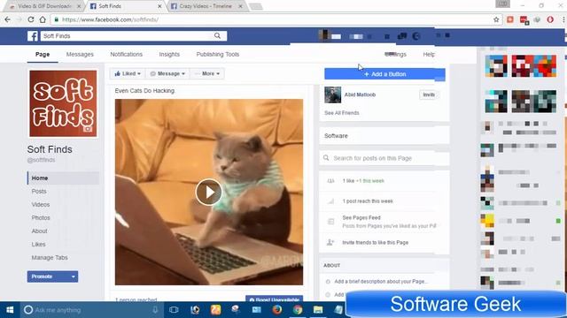 How To Download Gif Animations From Facebook On PC Google Chrome? смотреть онлайн