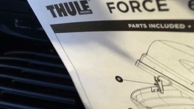 Thule Force XL Roof Cargo Carrier - Extended (from Subaru) Unboxing and Install смотреть онлайн