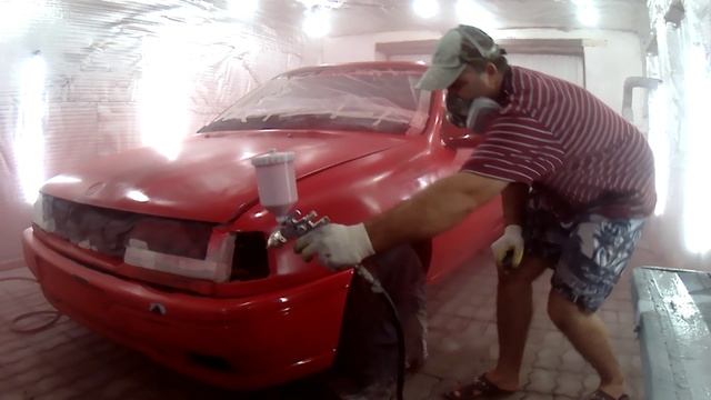 Из утиля в идеал! Опель Вектра А Часть 5 Покраска авто своими руками, в гаражных условиях. смотреть онлайн