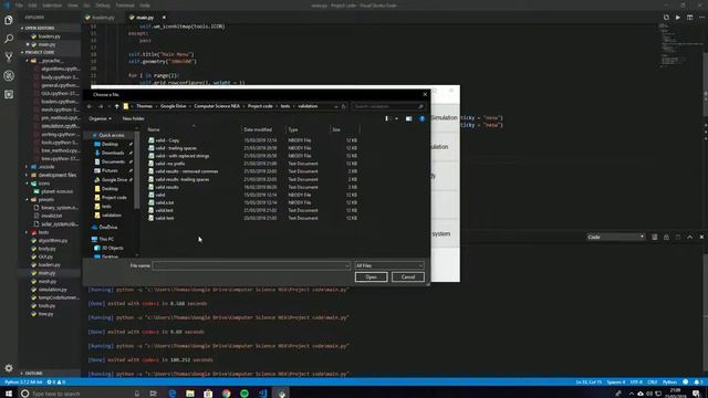 Thomas Barker NEA Testing - file handling validation смотреть онлайн