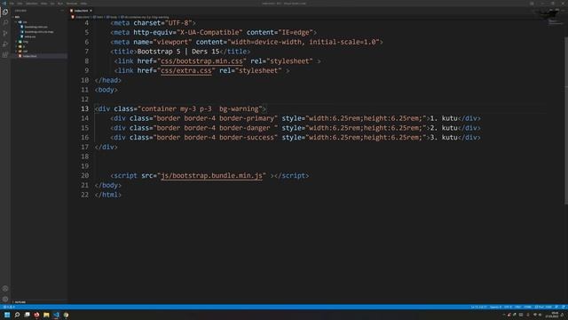 Ders 15 Bootstrap 5 Margin ve Padding Kullanımı смотреть онлайн