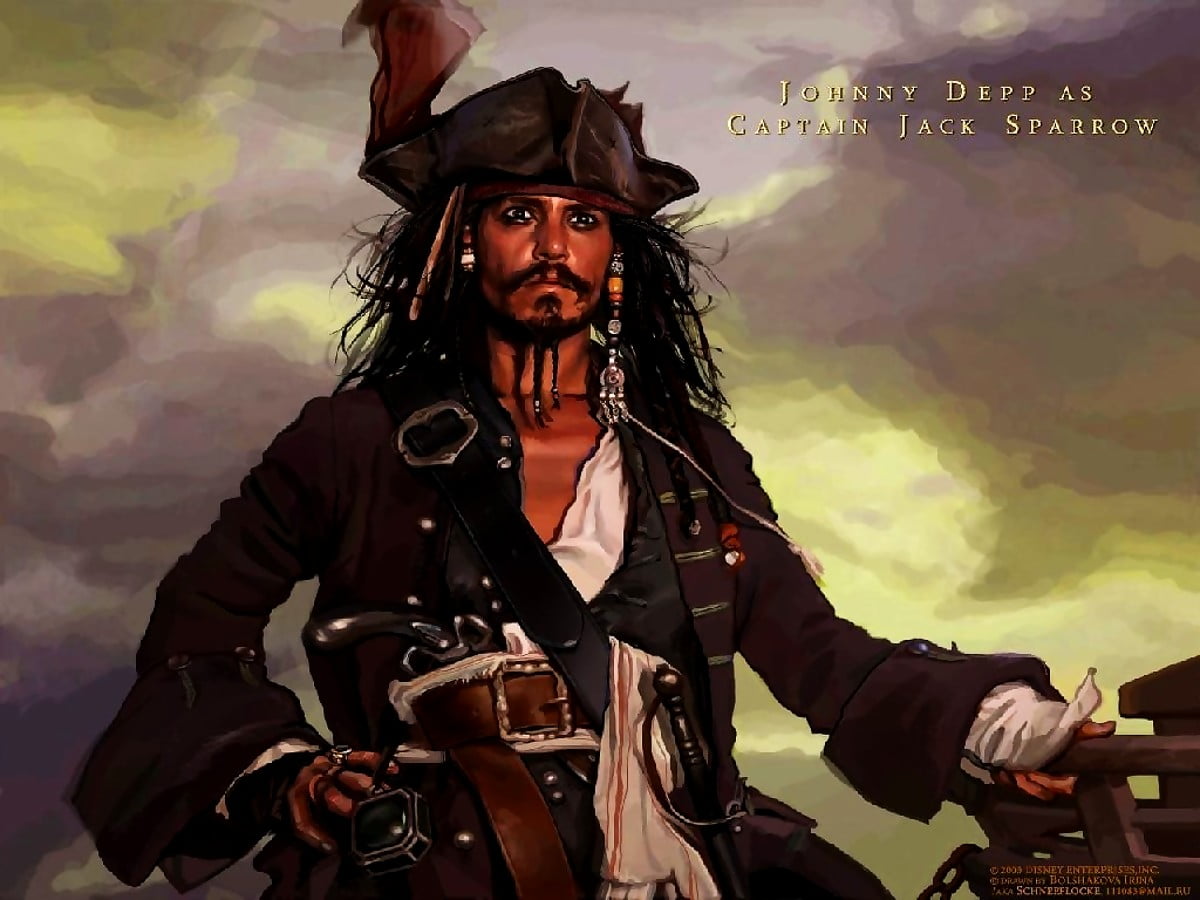 в синем море пираты