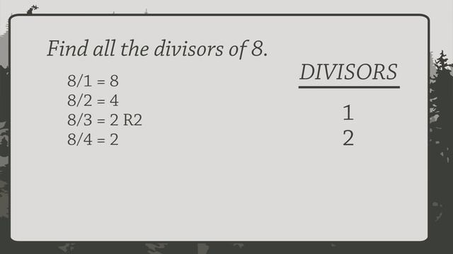 Arithmetic: Practice with Divisors смотреть онлайн