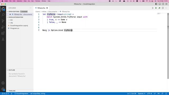 Transferring between Option types in F# смотреть онлайн