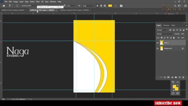 5 minute Business Card Design in | photoshop cc | naga studio смотреть онлайн