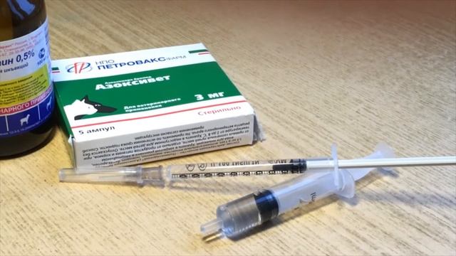 Укол на новокаине кошке