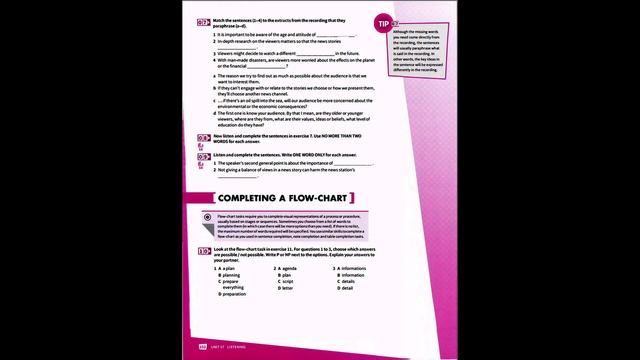 Mindset For Ielts 3   Unit 7 -  Track 58,59   Page 152