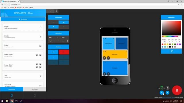 React Native Drag And Drop App Builder Demo #9 - Navigation is now supported смотреть онлайн