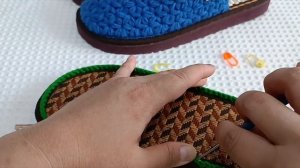 ??????Домашный тапочка узором звездочка??????