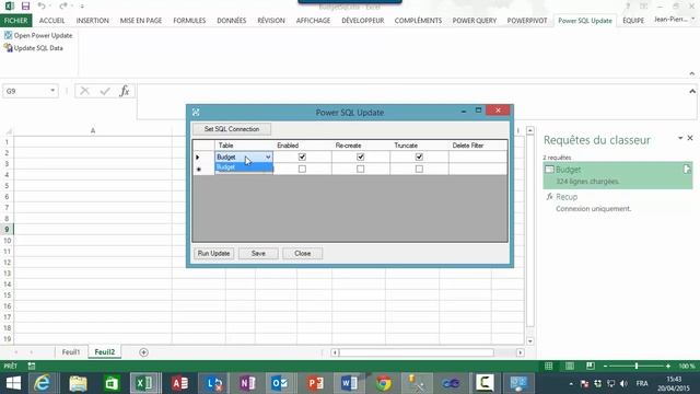 Envoyer des données Power Query dans une table SQL avec Power Update смотреть онлайн