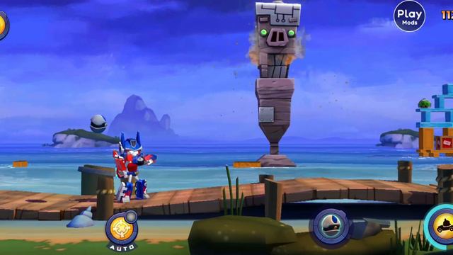 Angry Birds Transformers Mod Apk New Version All Characters Unlocked Gameplay смотреть онлайн