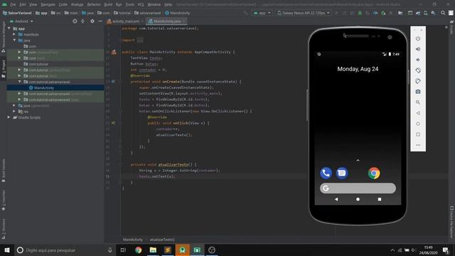 Como Salvar Variável com SharedPreferences - Android Studio Java смотреть онлайн