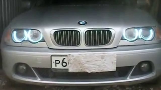 RGB LSB Ангельские глазки на BMW E46 смотреть онлайн