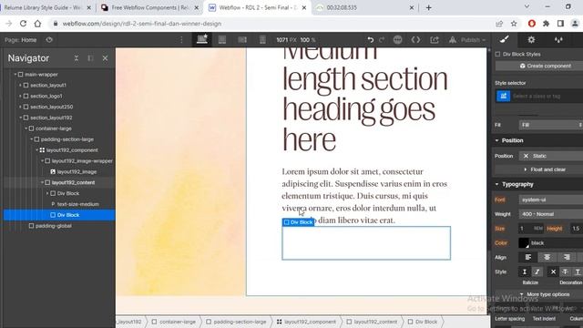 RDL 2 - Figma to Webflow: Semi-Final Winner - Dan смотреть онлайн