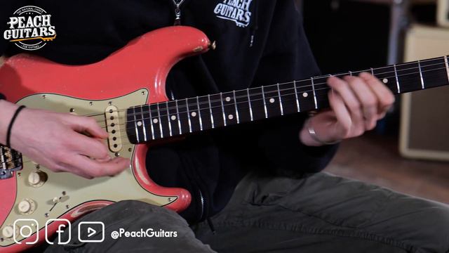 No Talking...Just Tones | Fender Custom Shop Vincent Van Trigt MB '59 Strat Relic Fiesta Red смотреть онлайн