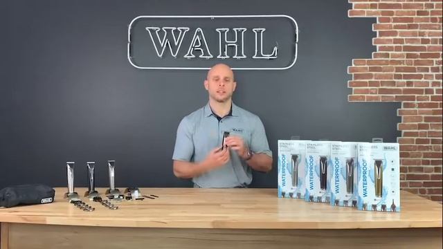 Wahl Waterproof Lithium-Ion Stainless Steel Grooming Kit - Available Now at Shaver Shop смотреть онлайн