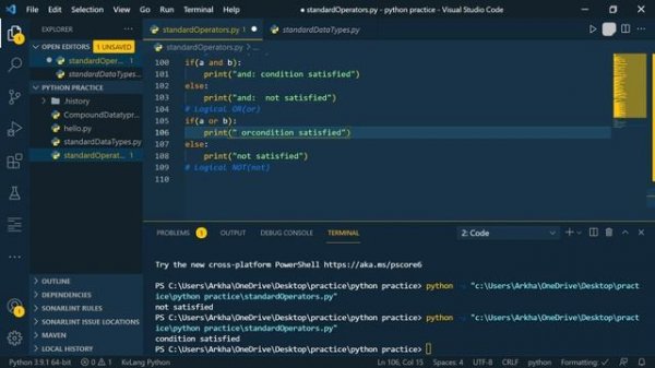 operators in python | part 3 | logical operators | programming simplified