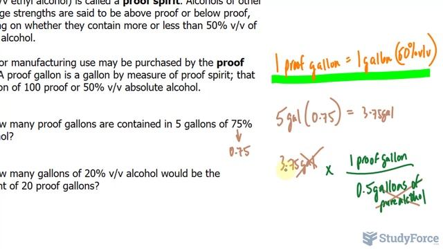Alcohol Proof and Proof Gallon Calculations смотреть онлайн