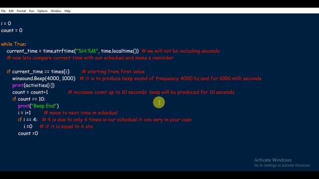 I write python code for your daily schedule | Reminder App with python | Alarm app in python смотреть онлайн