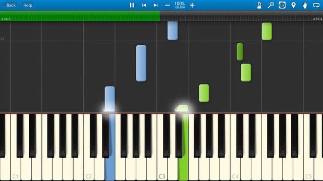 Agatha Christie - The Gray Sky (Агата Кристи - Серое Небо) [Piano Tutorial] Synthesia смотреть онлайн