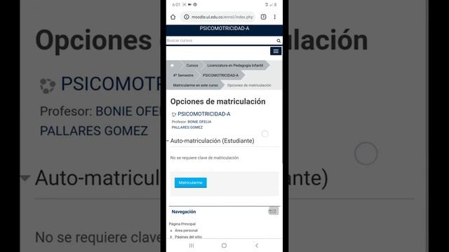 Tutorial para entrar a la Moodle y matricular las materias (Corporación universitaria CUL) смотреть онлайн